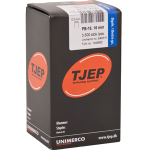 TJEP PB-18 Klammern 16 mm, geharzt